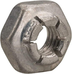 Flex-Loc - #10-32 UNJF Grade 2 Hex Lock Nut with Expanding Flex Top - 3/16" High, Cadmium-Plated Finish, Meets Military Specifications - Eagle Tool & Supply