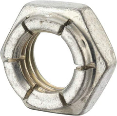 Flex-Loc - 5/8-11 UNC Grade 2 Hex Lock Nut with Expanding Flex Top - 15/16" Width Across Flats, Cadmium-Plated Finish, Meets Military Specifications - Eagle Tool & Supply