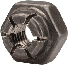 Flex-Loc - #8-32 UNJC 18-8 Hex Lock Nut with Expanding Flex Top - Uncoated, Meets Military Specifications - Eagle Tool & Supply