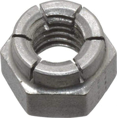 Flex-Loc - 5/16-18 UNC 18-8 Hex Lock Nut with Expanding Flex Top - Uncoated, Meets Military Specifications - Eagle Tool & Supply