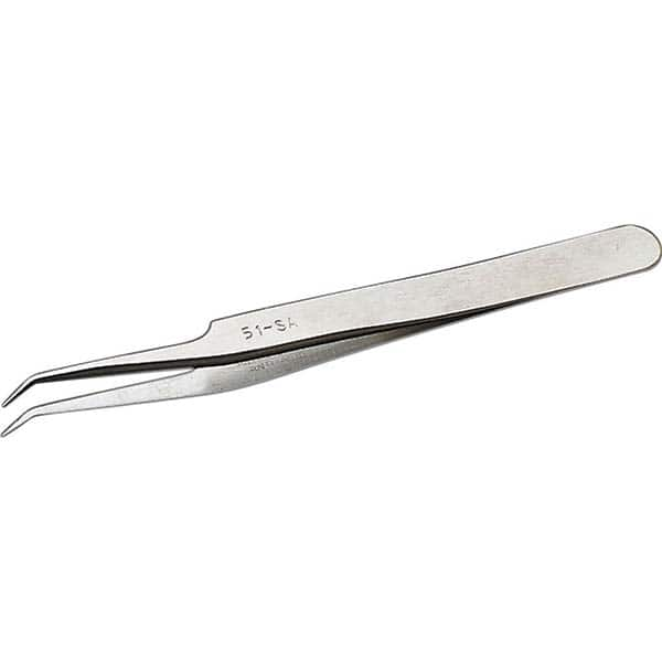 Erem - Tweezers Type: Fine Point Pattern: Curved - Eagle Tool & Supply