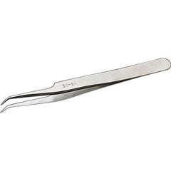 Erem - Tweezers Type: Fine Point Pattern: Curved - Eagle Tool & Supply