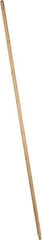 PRO-SOURCE - 60 x 15/16" Wood Handle for Push Brooms - Threaded Connection, Tan - Eagle Tool & Supply