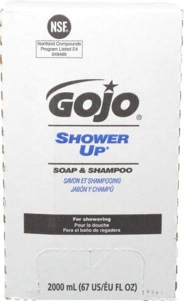 GOJO - 2,000 mL Bag-in-Box Refill Pleasant Hair & Body Wash - Rose, For Use with 7200-01 - Eagle Tool & Supply