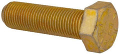 Value Collection - 1/2-20 UNF, 1-3/4" Length Under Head Hex Head Cap Screw - Partially Threaded, Grade 8 Alloy Steel, Zinc-Plated Finish, 3/4" Hex - Eagle Tool & Supply