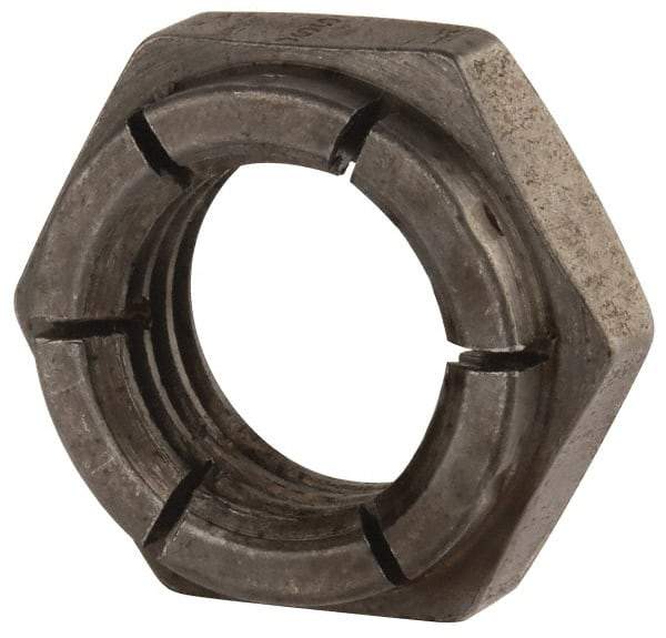 Flex-Loc - 3/4-10 UNC Grade 2 Hex Lock Nut with Expanding Flex Top - Uncoated, Meets Military Specifications - Eagle Tool & Supply