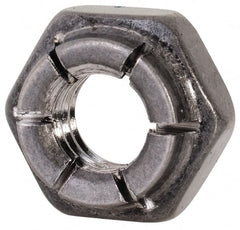 Flex-Loc - 1/4-20 UNC 18-8 Hex Lock Nut with Expanding Flex Top - Eagle Tool & Supply