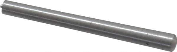 Value Collection - Size 6/0, 0.0624" Small End Diam, 0.078" Large End Diam, Uncoated Steel Taper Pin - Grade C-12L14, 3/4" OAL, 3/4 Pin Length - Eagle Tool & Supply