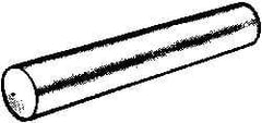 Value Collection - Size 0, 0.1352" Small End Diam, 0.156" Large End Diam, Passivated Stainless Steel Taper Pin - Grade 303, 18-8, 1" OAL, 1 Pin Length - Eagle Tool & Supply