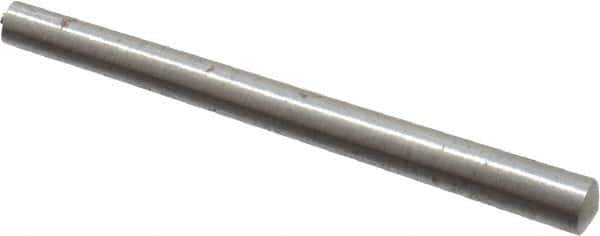 Value Collection - Size 5/0, 0.0732" Small End Diam, 0.094" Large End Diam, Uncoated Steel Taper Pin - Grade C-12L14, 1" OAL, 1 Pin Length - Eagle Tool & Supply