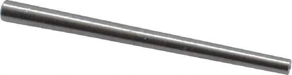 Value Collection - Size 5/0, 0.068" Small End Diam, 0.094" Large End Diam, Uncoated Steel Taper Pin - Grade C-12L14, 1-1/4" OAL, 1-1/4 Pin Length - Eagle Tool & Supply