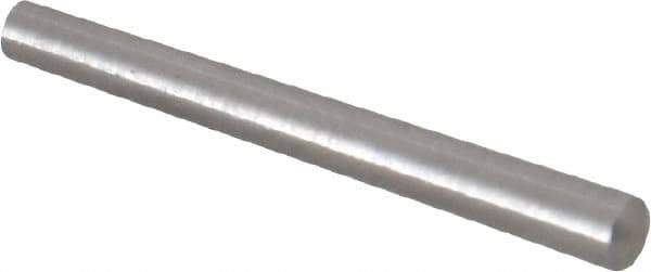Value Collection - Size 4/0, 0.0882" Small End Diam, 0.109" Large End Diam, Uncoated Steel Taper Pin - Grade C-12L14, 1" OAL, 1 Pin Length - Eagle Tool & Supply