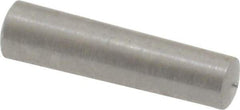 Value Collection - Size 3/0, 0.1146" Small End Diam, 0.125" Large End Diam, Uncoated Steel Taper Pin - Grade C-12L14, 1/2" OAL, 1/2 Pin Length - Eagle Tool & Supply