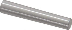 Value Collection - Size 2/0, 0.1254" Small End Diam, 0.141" Large End Diam, Uncoated Steel Taper Pin - Grade C-12L14, 3/4" OAL, 3/4 Pin Length - Eagle Tool & Supply