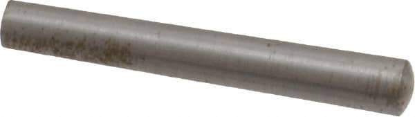 Value Collection - Size 2/0, 0.1202" Small End Diam, 0.141" Large End Diam, Uncoated Steel Taper Pin - Grade C-12L14, 1" OAL, 1 Pin Length - Eagle Tool & Supply
