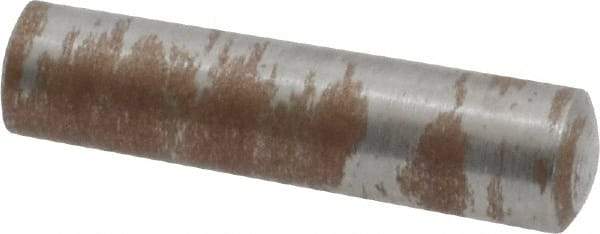 Value Collection - Size 2, 0.1774" Small End Diam, 0.193" Large End Diam, Uncoated Steel Taper Pin - Grade C-12L14, 3/4" OAL, 3/4 Pin Length - Eagle Tool & Supply