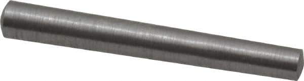 Value Collection - Size 2, 0.1618" Small End Diam, 0.193" Large End Diam, Uncoated Steel Taper Pin - Grade C-12L14, 1-1/2" OAL, 1-1/2 Pin Length - Eagle Tool & Supply