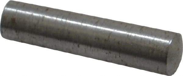 Value Collection - Size 4, 0.2292" Small End Diam, 0.25" Large End Diam, Uncoated Steel Taper Pin - Grade C-12L14, 1" OAL, 1 Pin Length - Eagle Tool & Supply