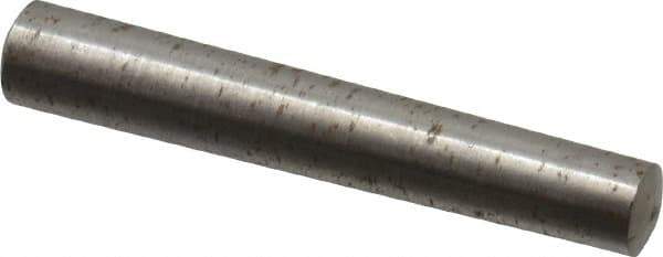 Value Collection - Size 4, 0.2188" Small End Diam, 0.25" Large End Diam, Uncoated Steel Taper Pin - Grade C-12L14, 1-1/2" OAL, 1-1/2 Pin Length - Eagle Tool & Supply