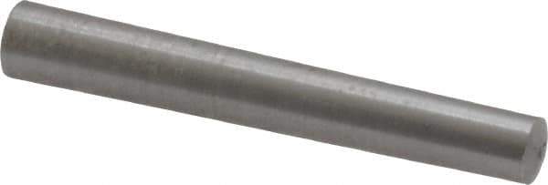 Value Collection - Size 4, 0.2136" Small End Diam, 0.25" Large End Diam, Uncoated Steel Taper Pin - Grade C-12L14, 1-3/4" OAL, 1-3/4 Pin Length - Eagle Tool & Supply