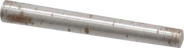 Value Collection - Size 4, 0.2084" Small End Diam, 0.25" Large End Diam, Uncoated Steel Taper Pin - Grade C-12L14, 2" OAL, 2 Pin Length - Eagle Tool & Supply