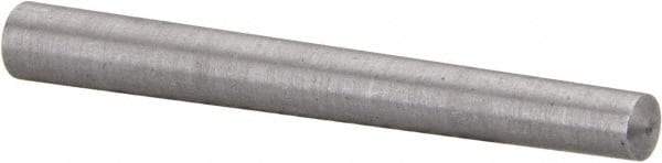 Value Collection - Size 4, 0.2032" Small End Diam, 0.25" Large End Diam, Uncoated Steel Taper Pin - Grade C-12L14, 2-1/4" OAL, 2-1/4 Pin Length - Eagle Tool & Supply