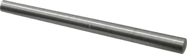 Value Collection - Size 4, 0.1876" Small End Diam, 0.25" Large End Diam, Uncoated Steel Taper Pin - Grade C-12L14, 3" OAL, 3 Pin Length - Eagle Tool & Supply