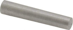Value Collection - Size 5, 0.2578" Small End Diam, 0.289" Large End Diam, Uncoated Steel Taper Pin - Grade C-12L14, 1-1/2" OAL, 1-1/2 Pin Length - Eagle Tool & Supply