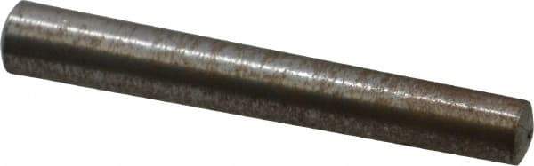 Value Collection - Size 5, 0.2474" Small End Diam, 0.289" Large End Diam, Uncoated Steel Taper Pin - Grade C-12L14, 2" OAL, 2 Pin Length - Eagle Tool & Supply