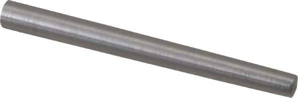 Value Collection - Size 5, 0.2266" Small End Diam, 0.289" Large End Diam, Uncoated Steel Taper Pin - Grade C-12L14, 3" OAL, 3 Pin Length - Eagle Tool & Supply