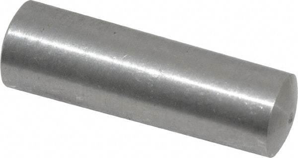 Value Collection - Size 7, 0.383" Small End Diam, 0.409" Large End Diam, Uncoated Steel Taper Pin - Grade C-12L14, 1-1/4" OAL, 1-1/4 Pin Length - Eagle Tool & Supply