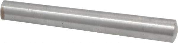 Value Collection - Size 7, 0.3466" Small End Diam, 0.409" Large End Diam, Uncoated Steel Taper Pin - Grade C-12L14, 3" OAL, 3 Pin Length - Eagle Tool & Supply