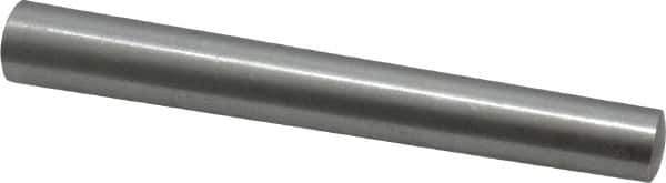 Value Collection - Size 9, 0.4974" Small End Diam, 0.591" Large End Diam, Uncoated Steel Taper Pin - Grade C-12L14, 4-1/2" OAL, 4-1/2 Pin Length - Eagle Tool & Supply