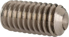 Value Collection - 3/8-16 UNC, 3/4" OAL, Cup Point Set Screw - Grade 316 Stainless Steel, 3/16" Key - Eagle Tool & Supply