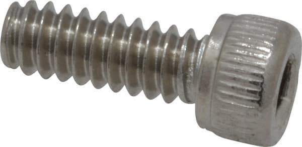 Value Collection - #6-32 UNC Hex Socket Drive, Socket Cap Screw - Grade 316 Stainless Steel, 3/8" Length Under Head - Eagle Tool & Supply