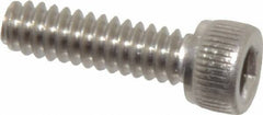 Value Collection - #6-32 UNC Hex Socket Drive, Socket Cap Screw - Grade 316 Stainless Steel, 1/2" Length Under Head - Eagle Tool & Supply