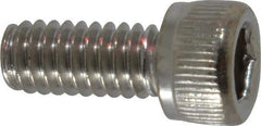Value Collection - #8-32 UNC Hex Socket Drive, Socket Cap Screw - Grade 316 Stainless Steel, 3/8" Length Under Head - Eagle Tool & Supply