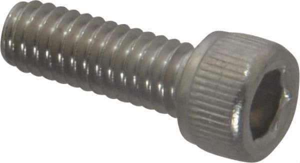 Value Collection - #8-32 UNC Hex Socket Drive, Socket Cap Screw - Grade 316 Stainless Steel, 1/2" Length Under Head - Eagle Tool & Supply