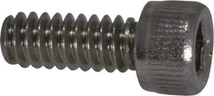 Value Collection - #10-24 UNC Hex Socket Drive, Socket Cap Screw - Grade 316 Stainless Steel, 1/2" Length Under Head - Eagle Tool & Supply