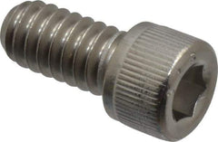 Value Collection - 1/4-20 UNC Hex Socket Drive, Socket Cap Screw - Grade 316 Stainless Steel, 1/2" Length Under Head - Eagle Tool & Supply