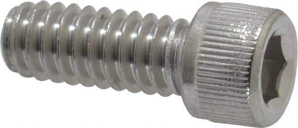 Value Collection - 1/4-20 UNC Hex Socket Drive, Socket Cap Screw - Grade 316 Stainless Steel, 5/8" Length Under Head - Eagle Tool & Supply