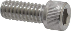 Value Collection - 1/4-20 UNC Hex Socket Drive, Socket Cap Screw - Grade 316 Stainless Steel, 5/8" Length Under Head - Eagle Tool & Supply