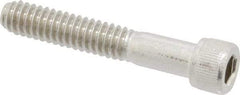 Value Collection - 1/4-20 UNC Hex Socket Drive, Socket Cap Screw - Grade 316 Stainless Steel, 1-1/2" Length Under Head - Eagle Tool & Supply