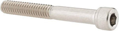 Value Collection - 1/4-20 UNC Hex Socket Drive, Socket Cap Screw - Grade 316 Stainless Steel, 2" Length Under Head - Eagle Tool & Supply