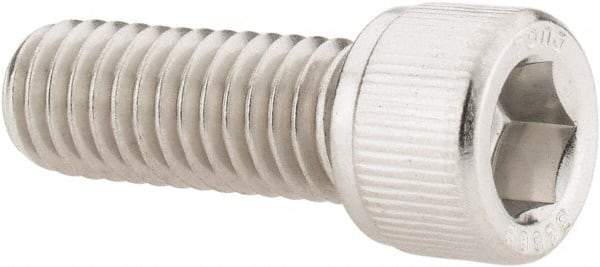 Value Collection - 3/8-16 UNC Hex Socket Drive, Socket Cap Screw - Grade 316 Stainless Steel, Fully Threaded, 1" Length Under Head - Eagle Tool & Supply