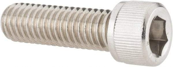 Value Collection - 3/8-16 UNC Hex Socket Drive, Socket Cap Screw - Grade 316 Stainless Steel, 1-1/4" Length Under Head - Eagle Tool & Supply