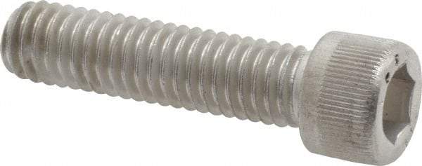Value Collection - 3/8-16 UNC Hex Socket Drive, Socket Cap Screw - Grade 316 Stainless Steel, Fully Threaded, 1-1/2" Length Under Head - Eagle Tool & Supply