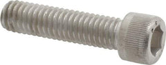 Value Collection - 3/8-16 UNC Hex Socket Drive, Socket Cap Screw - Grade 316 Stainless Steel, Fully Threaded, 1-1/2" Length Under Head - Eagle Tool & Supply