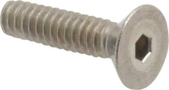 Value Collection - #4-40 UNC Hex Socket Drive, 82° Flat Screw - Grade 18-8 Stainless Steel, 1/2" OAL - Eagle Tool & Supply