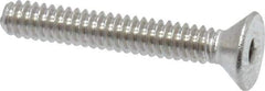 Value Collection - #4-40 UNC Hex Socket Drive, 82° Flat Screw - Grade 18-8 Stainless Steel, 3/4" OAL - Eagle Tool & Supply
